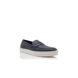 Mocassini senza lacci in pelle di vitello blu navy ELLIS Mocassini senza lacci in pelle di vitello blu navy ELLIS