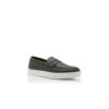 Mocassini slip-on ELLIS in pelle di vitello verde scuro Mocassini slip-on ELLIS in pelle di vitello verde scuro
