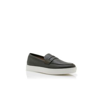 Mocassini slip-on ELLIS in pelle di vitello verde scuro