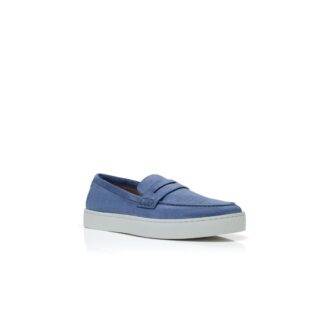 Mocassini slip-on in camoscio blu ELLIS Mocassini slip-on in camoscio blu ELLIS