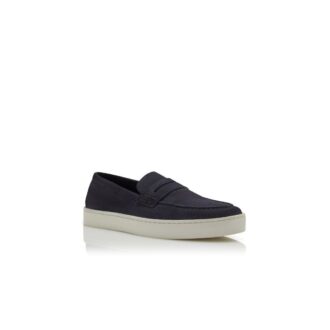 Mocassini slip-on in pelle scamosciata blu navy ELLIS Mocassini slip-on in pelle scamosciata blu navy ELLIS