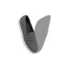 Mocassini slip-on in pelle scamosciata grigia ELLIS