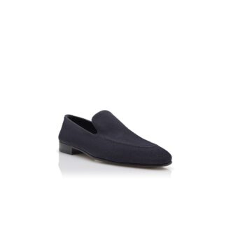 Mocassini TRURO in pelle scamosciata blu navy