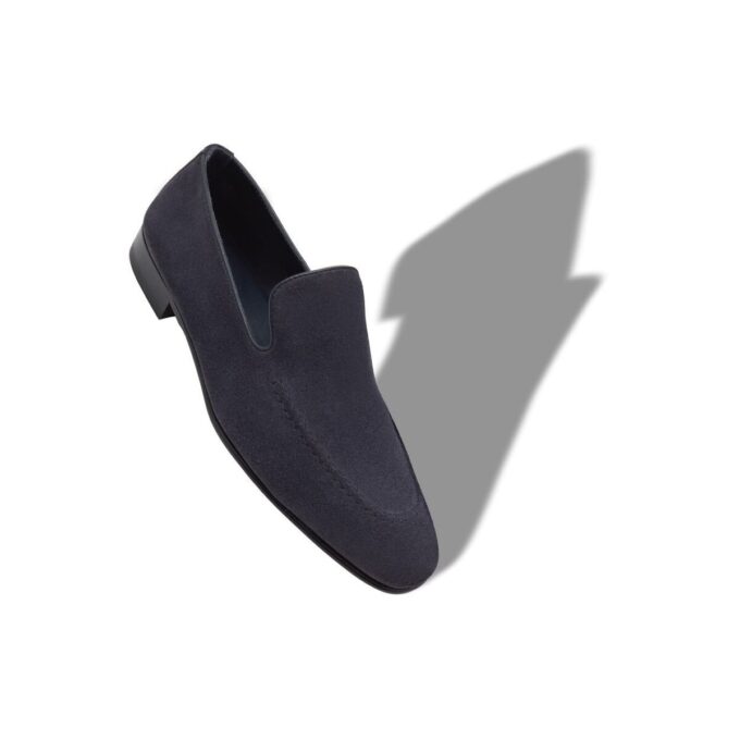 Mocassini TRURO in pelle scamosciata blu navy Mocassini TRURO in pelle scamosciata blu navy