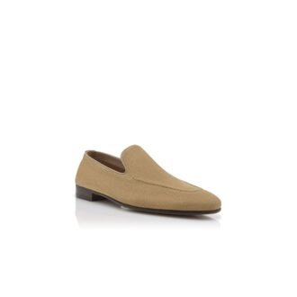 Mocassini TRURO in pelle scamosciata color kaki