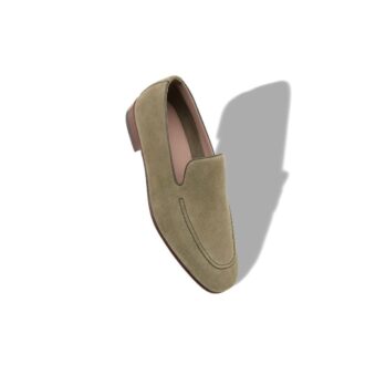 Mocassini TRURO in pelle scamosciata color kaki Mocassini TRURO in pelle scamosciata color kaki