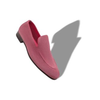 Mocassini TRURO in pelle scamosciata rosa scuro