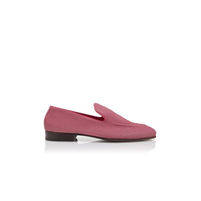 Mocassini TRURO in pelle scamosciata rosa scuro