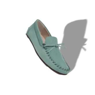 Pantofole GARGANO in pelle di vitello verde scuro