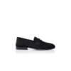 PLYMOUTH Mocassini Penny in pelle scamosciata nera PLYMOUTH Mocassini Penny in pelle scamosciata nera