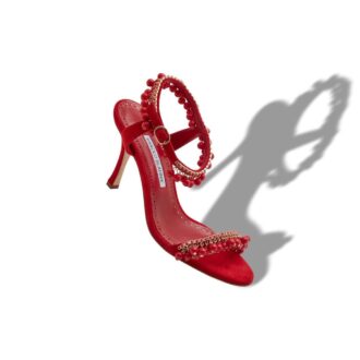 ravellanu sandali in camoscio rosso con decorazioni gioiello 2 330x330 - RAVELLANU Sandali in camoscio rosso con decorazioni gioiello