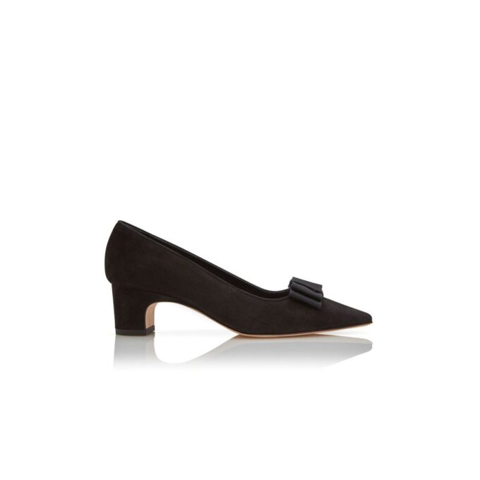 READOR Décolleté in camoscio nero con fiocco READOR Décolleté in camoscio nero con fiocco