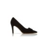 READORHI Décolleté in camoscio nero con fiocco READORHI Décolleté in camoscio nero con fiocco