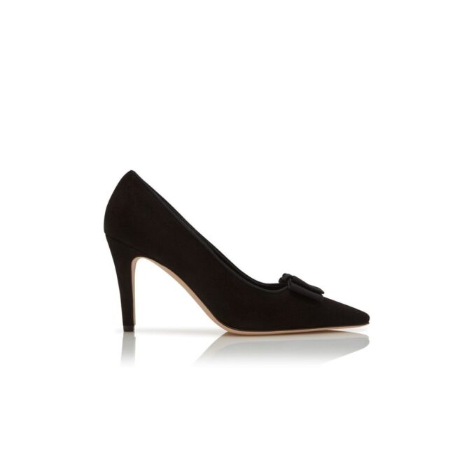 READORHI Décolleté in camoscio nero con fiocco READORHI Décolleté in camoscio nero con fiocco