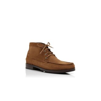 RHINEBECK Stivali in pelle scamosciata di vitello marrone