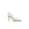 Sandali con cinturino posteriore in pelle nappa color crema NINFEA Sandali con cinturino posteriore in pelle nappa color crema NINFEA