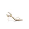 Sandali con cinturino posteriore in pelle nappa color crema NINFEA Sandali con cinturino posteriore in pelle nappa color crema NINFEA