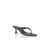 Sandali infradito PATERNO in pelle nappa nera