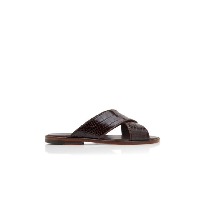 Sandali OTAWI in pelle di vitello marrone scuro Sandali OTAWI in pelle di vitello marrone scuro