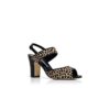 Sandali slingback in pelle di vitello con stampa animalier KHIKOBI Sandali slingback in pelle di vitello con stampa animalier KHIKOBI