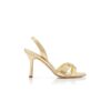 Sandali Slingback in pelle nappa dorata CALLASLI