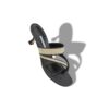 Sandali Susa in rafia nera e beige Sandali Susa in rafia nera e beige