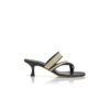Sandali Susa in rafia nera e beige Sandali Susa in rafia nera e beige