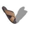 Sandali TEX in nabuk marrone chiaro intrecciato Sandali TEX in nabuk marrone chiaro intrecciato