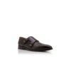 Scarpe con fibbia in pelle di vitello marrone scuro ELDRIDGE Scarpe con fibbia in pelle di vitello marrone scuro ELDRIDGE