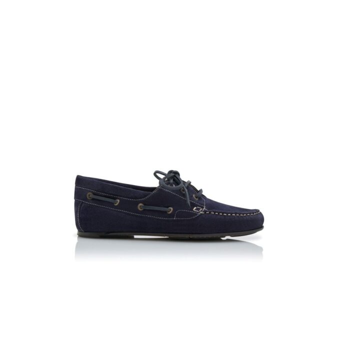 Scarpe da barca in pelle scamosciata blu navy MARINO Scarpe da barca in pelle scamosciata blu navy MARINO