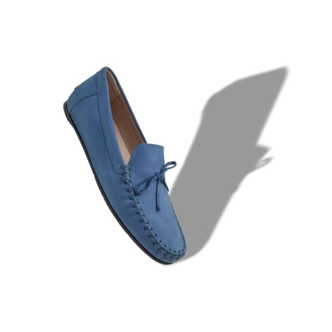 Scarpe da guida in pelle nabuk blu GARGANO Scarpe da guida in pelle nabuk blu GARGANO