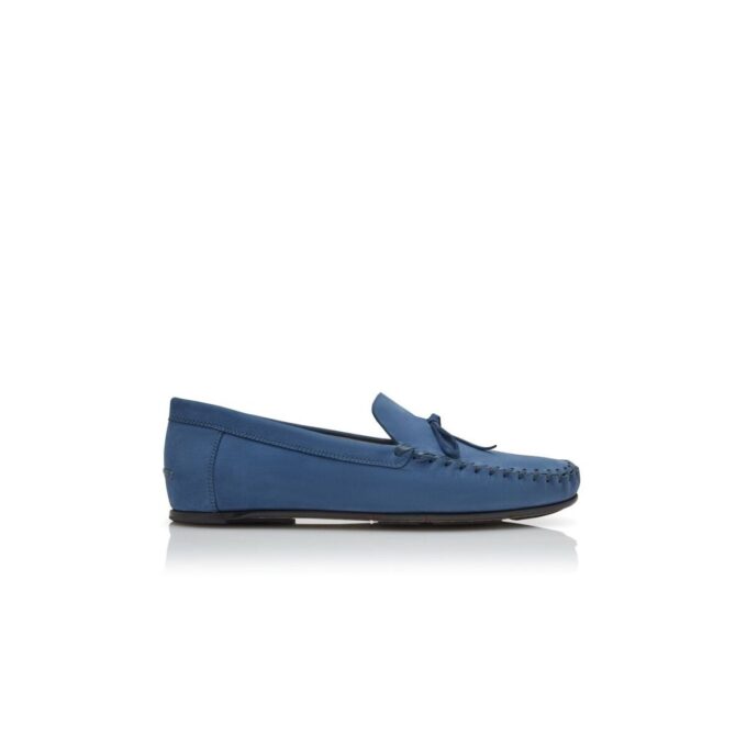 Scarpe da guida in pelle nabuk blu GARGANO Scarpe da guida in pelle nabuk blu GARGANO