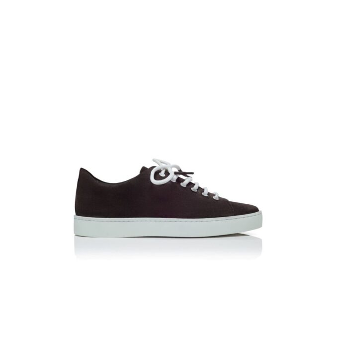 Scarpe stringate in pelle scamosciata marrone scuro SEMANADO Scarpe stringate in pelle scamosciata marrone scuro SEMANADO