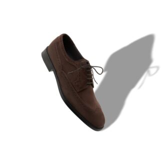 Scarpe stringate in pelle scamosciata marrone scuro TAMARAK Scarpe stringate in pelle scamosciata marrone scuro TAMARAK