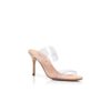 Scolto Sabot in PVC beige chiaro con punta aperta Scolto Sabot in PVC beige chiaro con punta aperta