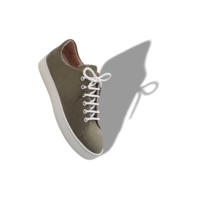 SEMANADO Sneakers stringate in pelle scamosciata color kaki SEMANADO Sneakers stringate in pelle scamosciata color kaki