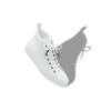 SEMANADOHI Sneakers stringate in pelle di vitello bianca