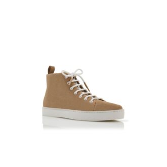 SEMANADOHI Sneakers stringate in pelle scamosciata marrone chiaro SEMANADOHI Sneakers stringate in pelle scamosciata marrone chiaro
