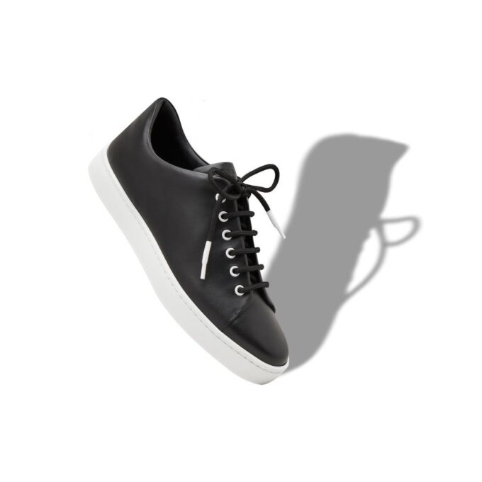 Sneakers basse in pelle di vitello nera SEMANADO Sneakers basse in pelle di vitello nera SEMANADO
