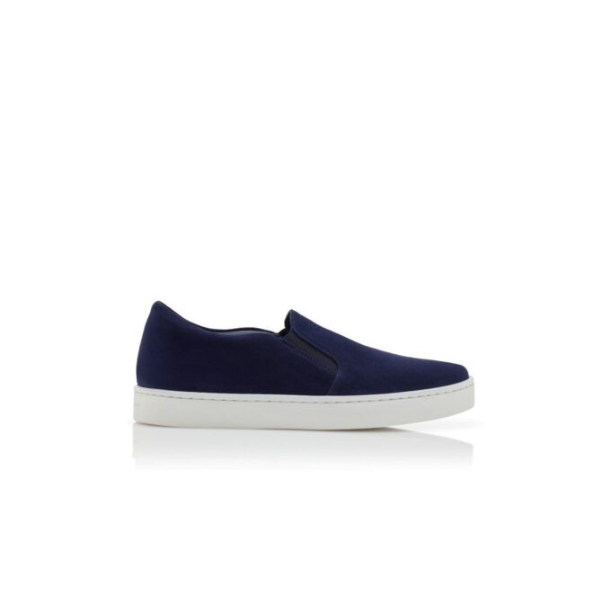 Sneakers slip-on in pelle scamosciata blu navy NADORA Sneakers slip-on in pelle scamosciata blu navy NADORA