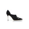 Stivaletti CHUSMI in camoscio nero con fibbia Stivaletti CHUSMI in camoscio nero con fibbia