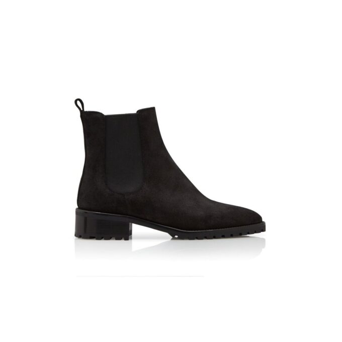 Stivali Chelsea in pelle scamosciata nera CHELATA Stivali Chelsea in pelle scamosciata nera CHELATA