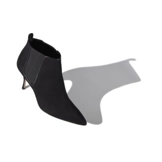 Stivali in camoscio nero DILDI