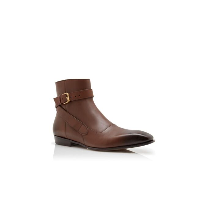 Stivali RICHMOND in pelle di vitello marrone Stivali RICHMOND in pelle di vitello marrone