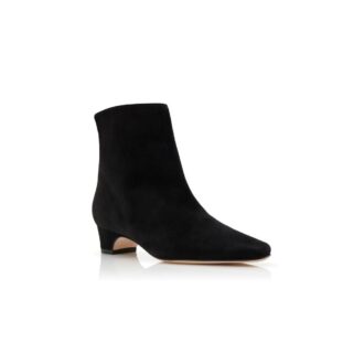 Stivali TOLARC con tacco largo in camoscio nero