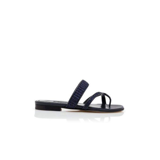 SUSARA Sandali bassi in rafia blu navy SUSARA Sandali bassi in rafia blu navy