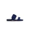 TITUBAFLAT Sandali bassi in pelle scamosciata blu navy TITUBAFLAT Sandali bassi in pelle scamosciata blu navy