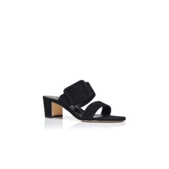 TITUBANEW Sabot in pelle scamosciata nera