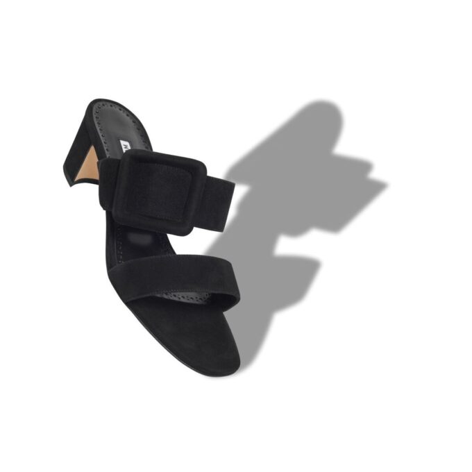 TITUBANEW Sabot in pelle scamosciata nera TITUBANEW Sabot in pelle scamosciata nera