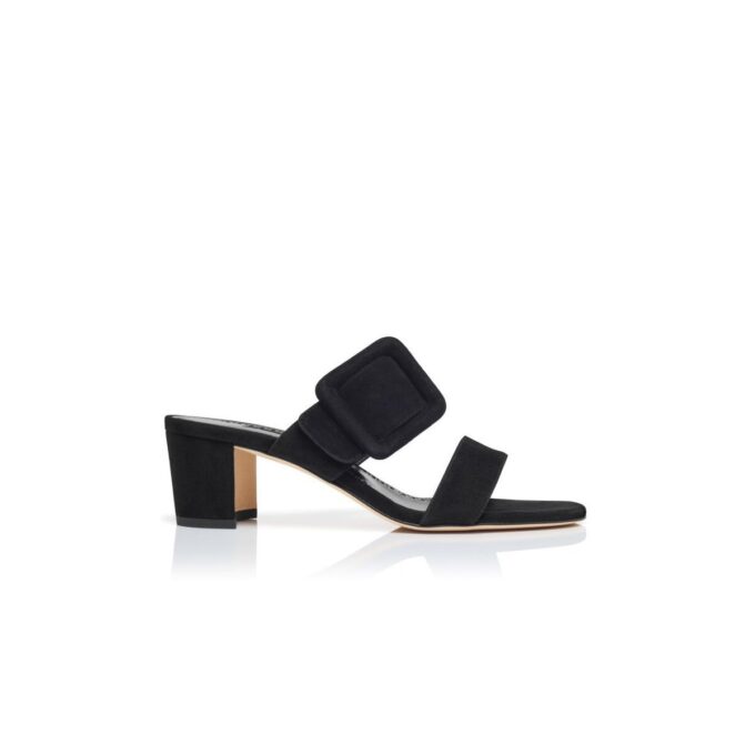 TITUBANEW Sabot in pelle scamosciata nera TITUBANEW Sabot in pelle scamosciata nera